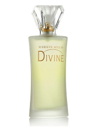 Divine Marilyn Miglin perfume for women - elegant fragrance bottle on white background