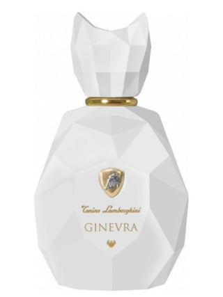 Tonino Lamborghini Ginevra White Angel perfume for women - Elegant fragrance bottle on white background