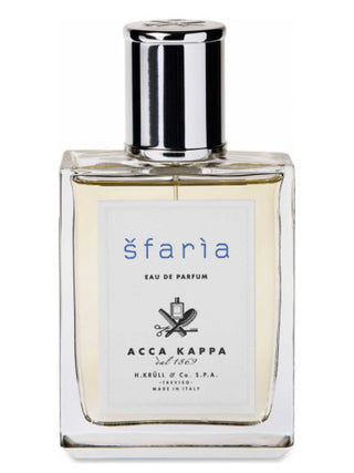 Sure! Here is the optimized alt text for the perfume image:

Acca Kappa Sfaria Perfume for Women and Men - Unisex Fragrance Bottle

This alt text includes the brand name Acca Kappa, the specific product name Sfaria, the target audience 