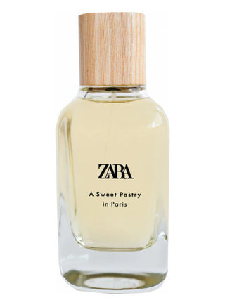 Zara A Sweet Pastry In Paris Perfume for Women - Elegant fragrance bottle on white background