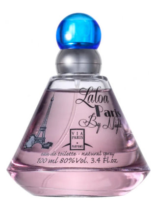 Womens Laloa Paris by Night Via Paris Parfums perfume bottle - Elegant fragrance for women