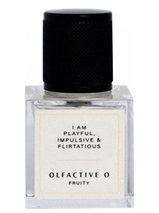 Unisex Fruity Olfactive O Perfume for Women and Men - Fragrance Bottle on White Background