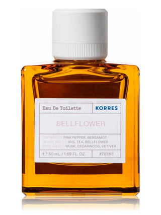 Bellflower Korres Perfume for Women and Men - Fragrance Bottle on White Background