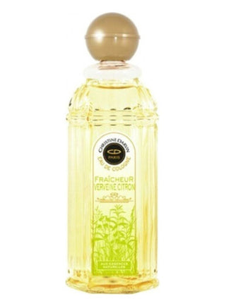 Christine Darvin Eau de Cologne Fraîcheur Verveine Citron Perfume for Women and Men - Refreshing Citrus Fragrance