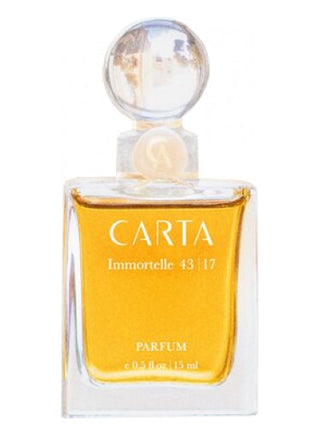 Immortelle 43 | 17 Carta Unisex Perfume Bottle - Luxurious Fragrance for Women and Men