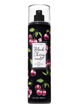 Black Cherry Merlot Bath & Body Works womens perfume bottle - luxury fragrance with fruity notes