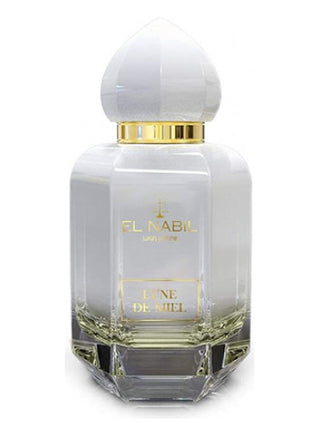 Lune De Miel El Nabil Perfume for Women and Men - Fragrance Bottle on White Background