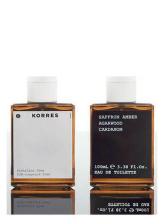 Mens Saffron Amber Agarwood Cardamom Korres Perfume - Luxurious Fragrance