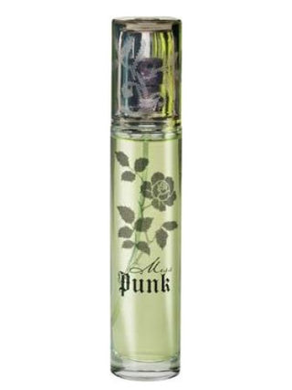 Visions Miss Punk Oriflame Womens Perfume - Elegant fragrance bottle with floral design on white background