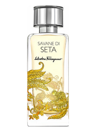 Salvatore Ferragamo Savane di Seta Perfume for Women and Men - Fragrance Bottle on White Background