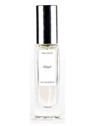 Unisex Dégel Reflexion Perfume for Women and Men | Fragrance Bottle on White Background