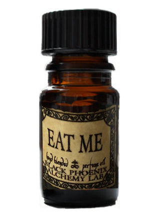 Black Phoenix Alchemy Lab Eat Me perfume for women and men - luxurious fragrance bottle on white background