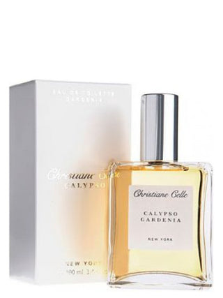 Calypso Gardenia Calypso Christiane Celle for women - Exquisite floral perfume bottle on white background