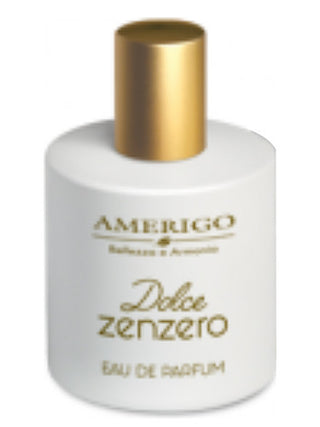 Womens Dolce Zenzero Amerigo Perfume - Elegant fragrance bottle on a white background