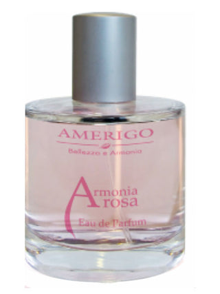 Armonia Rosa Amerigo Womens Perfume - Elegant Fragrance Bottle