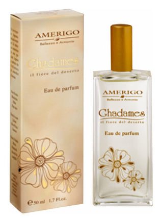 Ghadames Amerigo for Women Perfume - Elegant fragrance bottle on white background