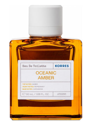 Oceanic Amber Korres Mens Perfume - Captivating blend of oceanic freshness and warm amber notes. Ideal scent for men. Shop now for premium fragrance.