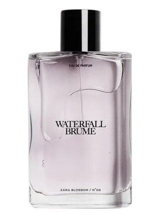 Zara N°03 Waterfall Brume Perfume for Women - Elegant fragrance bottle on white background