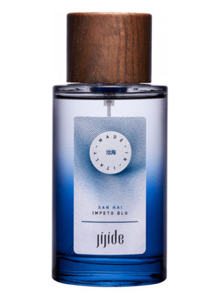 Impeto Blu XAN HAI Jijide Perfume for Women and Men - Fragrance Bottle on White Background