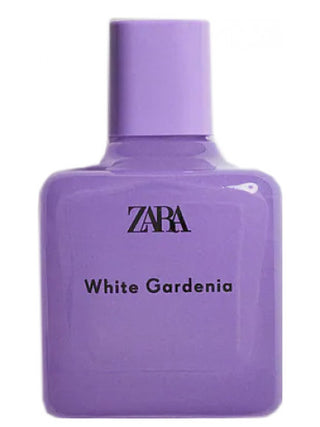 White Gardenia Zara womens perfume - elegant floral fragrance in a sleek bottle