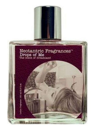 Perfume Drops of Me Neotantric for women - Elegant fragrance bottle with floral design and gold accents