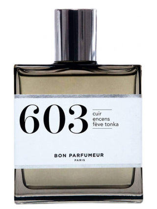 603 cuir, encens, fève tonka Bon Parfumeur Unisex Perfume - Buy Online | Best Fragrance for Men and Women