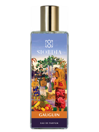 Gaugin Siordia Parfums for Women - Exquisite floral perfume bottle on white background