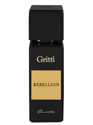 The SEO-optimized alt text for the Rebellion Gritti perfume image would be: Rebellion Gritti Perfume for Women and Men - Exclusive Fragrance Image