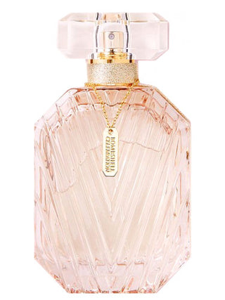 Victorias Secret Bombshell Celebration Perfume for Women - Elegant fragrance bottle on white background