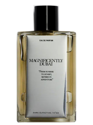 Magnificently Dubai Zara perfume for women and men - luxurious fragrance bottle image