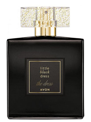 Little Black Dress Avon Womens Perfume - Elegant fragrance bottle on white background