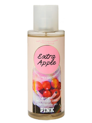 Victorias Secret Pink Extra Apple Perfume for Women - Elegant fragrance bottle on white background