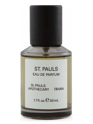 St. Pauls FRAMA unisex perfume for women and men - Fragrance bottle on white background