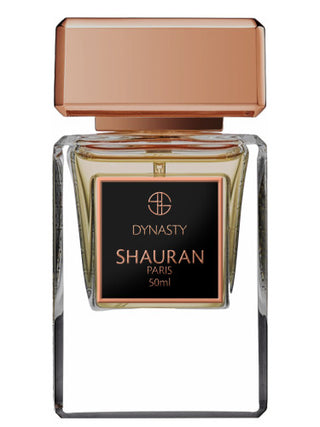 Dynasty Shauran Perfume for Women and Men - Luxury Fragrance Bottle on White Background