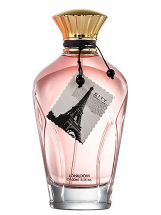 City Romantic Paris Lonkoom Parfum for Women - Elegant floral perfume bottle