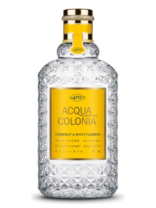 4711 Acqua Colonia Starfruit & White Flowers Perfume for Women and Men - Exotic Fragrance Bottle