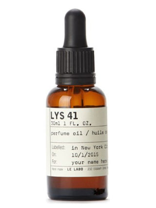 Le Labo Lys 41 Perfume Oil for Women and Men - Exquisite Fragrance | Buy Now