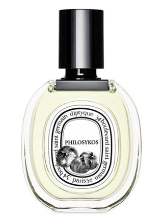 Philosykos Eau de Toilette Diptyque Perfume for Women and Men - Fragrance Bottle on White Background