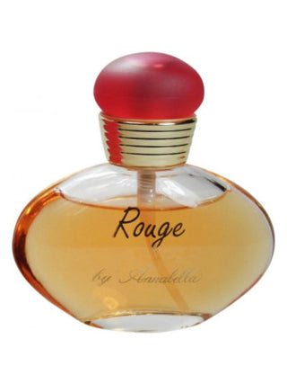 Rouge Annabella womens perfume - elegant fragrance bottle on white background