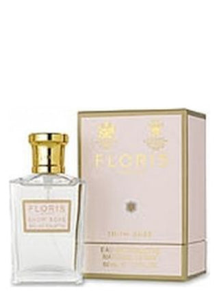 Snow Rose Floris Womens Perfume - Elegant fragrance bottle on white background