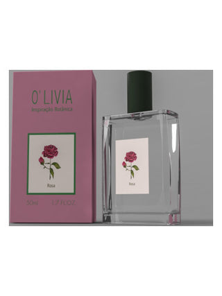 Rosa OLivia Inspiração Botânica Unisex Perfume - Floral Fragrance for Women and Men