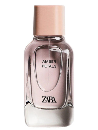 Amber Petals Zara Womens Perfume - Elegant floral fragrance in a sleek bottle