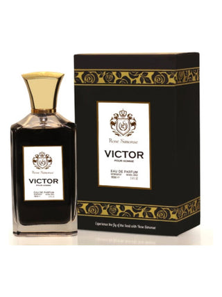 Victor Rose Simonse Mens Perfume - Elegant fragrance bottle on white background