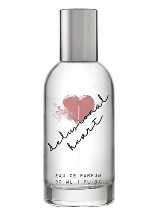 Delusional Heart Steve Madden womens perfume - elegant fragrance bottle on white background