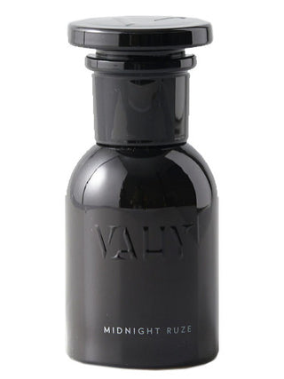 Midnight Ruze Vahy Perfume for Women and Men - Elegant Fragrance Bottle on White Background