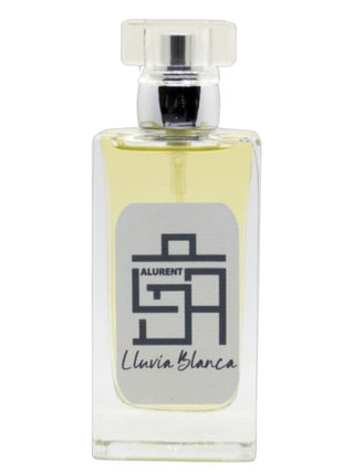 Alurent Lluvia Blanca unisex perfume bottle for men and women on white background