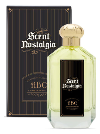 11BC Scent Nostalgia Mens Perfume - Exquisite fragrance bottle on white background