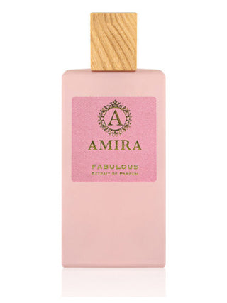 Fabulous Amira Parfums for Women - Elegant and luxurious perfume bottle on white background