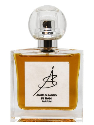 Ki Rani Angelo Sanzio Womens Perfume - Exquisite fragrance bottle on white background