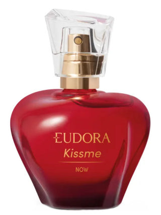 Kiss Me Now Eudora Womens Perfume - Elegant fragrance bottle on white background